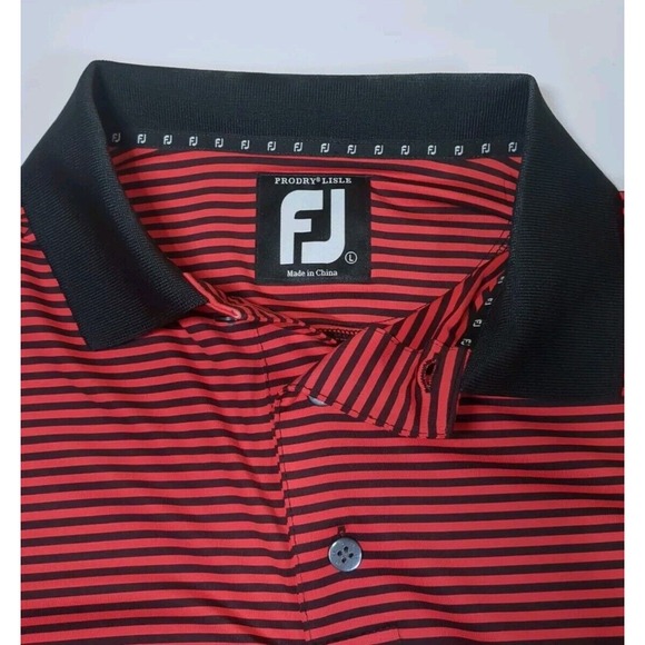 Footjoy Golf Polo Lot Of 2 Size Large  Summer Comfort Casual Dress‎ Shirt - Picture 10 of 14